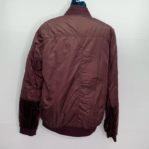 Sam Edelman Bomber Jacket Medium 8 - 10 NWT Burgundy
